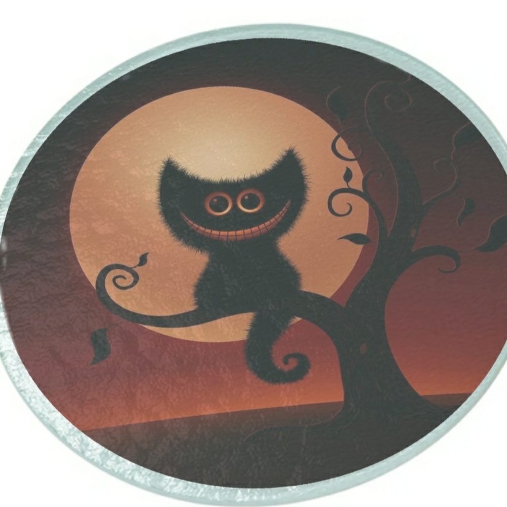 Halloween cat cutting